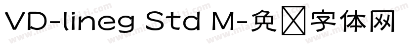 VD-lineg Std M字体转换